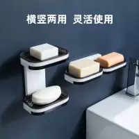 肥皂盒吸盘卫生间肥皂架粘贴免打孔家用香皂盒沥水创意壁挂香皂架