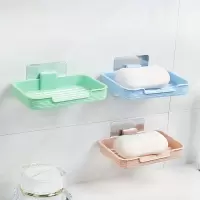 卫生间肥皂盒厕所壁挂墙壁香皂盒肥皂架挂式创意强力吸盘免打孔