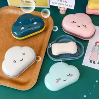 卡通可爱肥皂盒大号卫生间沥水双层个性创意学生宿舍便携香皂盒