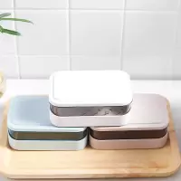翻盖肥皂盒创意沥水免打孔带盖卫生间家用浴室香皂盒洗衣皂盒皂架