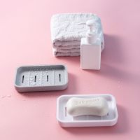 加厚日式双层带盖香皂盒卫生间沥水肥皂盒创意旅行便携皂托肥皂架