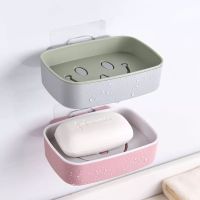 限亏1000单】肥皂盒浴室壁挂式沥水强力无痕贴吸壁无需打孔粘的牢