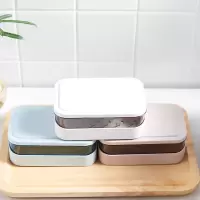 翻盖肥皂盒创意沥水免打孔带盖卫生间家用浴室香皂盒洗衣皂盒皂架