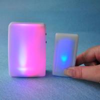 七彩闪光无线门铃数码音乐发光家用闪灯老人聋人耳聋耳背门铃|一拖一 电池款(D288)