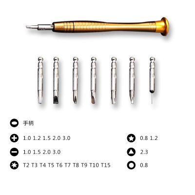 五金工具盒装小螺丝刀套装拆笔记本钟表工具缝纫机小号螺丝刀改刀|25合一可以拆手机