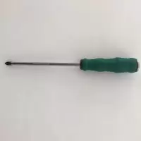 铬钒钢可敲击穿心螺丝刀通心起子带磁性螺丝刀十字一字平口螺丝批|8寸十字(20厘米)