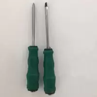 铬钒钢可敲击穿心螺丝刀通心起子带磁性螺丝刀十字一字平口螺丝批|4寸一字十字（10厘米）