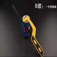 鲁匠迷你钢锯架 手工锯 木工锯 弓锯条 钢锯弓 钢锯条小巧方便锯|一字形