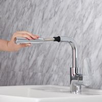 利奥抽拉式面盆台盆卫浴冷热水龙头76602t-4-cp