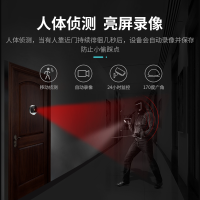 智能无线wifi可视门铃电子猫眼摄像头家用防盗门镜远程监控|1080P光金标配版+128G