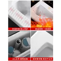 家用陶瓷蹲便器冲水箱整套装卫生间便盆蹲坑便池式厕所防臭大便器