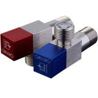 角阀全铜冷热水器马桶专用上水阀三通角阀门开关八字阀家用