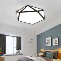 现代简约吸顶灯几何创意个性立体多边形镂空书房卧室餐厅灯具
