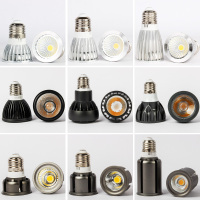 聚光cob灯杯射灯灯泡e27螺口3w5餐厅筒灯超亮单灯嵌入式暖光源