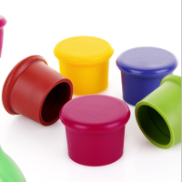 食品硅胶密封酒塞葡萄酒瓶塞红酒塞啤酒调味瓶塞玻璃瓶塞保鲜瓶盖|混色5个装