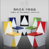 彩色马桶家用欧式蓝色黑色绿黄红金个性创意节水漩坐便器