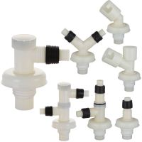 ‖多用途洗衣机下水管地漏接头二分头加长管道溢水pvc洗手盆斜