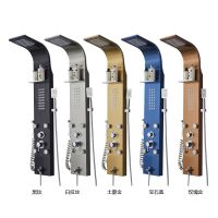 花洒套装浴室挂墙式全铜混水阀增压喷枪不锈钢淋浴器