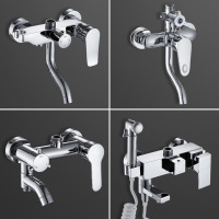 淋浴龙头配件开关冷热混水阀卫浴室沐浴器淋雨花洒三挡洗澡水龙头