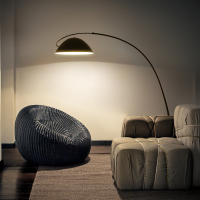 现代简约轻奢客厅钓鱼灯落地灯卧室创意设计师样板间沙发立式台灯