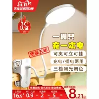 小台灯学习专用大学生宿舍灯护眼书桌充电式台灯寝室灯卧室床头灯
