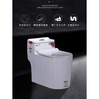 马桶坐便器家用卫生间大管道虹吸式坐厕陶瓷大冲力抽水座便器