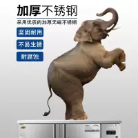 商用保鲜工作台大容量冷藏卧式冰箱奶茶店设备双温冰柜水吧操作台|冷冻 120x70x80cm
