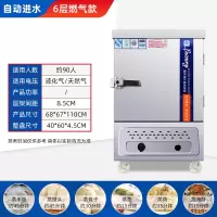 蒸饭柜商用蒸饭箱燃气蒸饭车电蒸箱食堂蒸柜家用大小型蒸饭机|6层燃气款