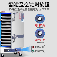 商用蒸饭柜电蒸箱小型燃气蒸饭菜车蒸馒头米饭蒸包机全自动|燃气加热 6盘