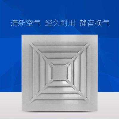 集成吊顶换气扇卫生间厨房排风扇大功率静音嵌入式排气扇300x300|银色回形 60瓦强风款(集成吊顶专用)