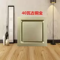 集成吊顶换气扇排风扇30*30超薄静音大功率嵌入式吸顶卫生间厨|大方金塑料面板 60瓦黑金刚滚珠电机(传统开孔吊顶)