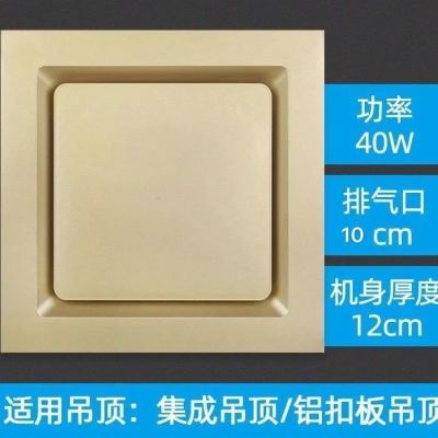 集成吊顶换气扇300x300排气扇厨房卫生强力静音厕所排风扇|大方金 30x30集成吊顶专用40W