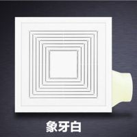 集成吊顶排换气扇大功率厨房卫生间30吸顶铝扣板抽油烟单强力风扇|强力60W白色全铜双滚珠款