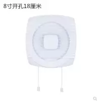 拉线换气扇卫生间玻璃窗式4寸6寸8寸换气扇墙壁式强力静音排风扇|8寸+1.5米延长线