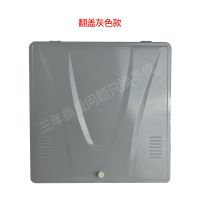 排气扇换气扇厨房排风扇10寸纯铜线强力轴管道风机饭店油烟排烟|翻盖10寸250灰色 加1米管子卡扣1个