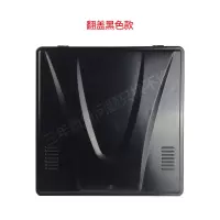 排气扇换气扇厨房排风扇10寸纯铜线强力轴管道风机饭店油烟排烟|翻盖10寸250黑色 不加管子