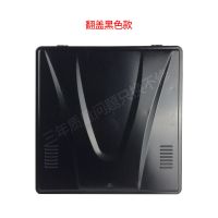 排气扇换气扇厨房排风扇10寸纯铜线强力轴管道风机饭店油烟排烟|翻盖10寸250黑色 加5米管子卡扣1个