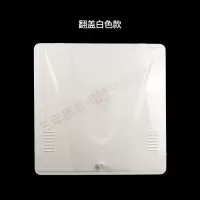 排气扇换气扇厨房排风扇10寸纯铜线强力轴管道风机饭店油烟排烟|翻盖10寸250白色 不加管子