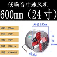 排风扇厨房家用静音大功率排气扇高速风机工业换气扇油烟抽风机|600mm24寸380V中速风机
