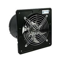 排气扇油烟排风扇厨房卫生间墙窗式换气扇厨房管道通风机4寸-12寸|颜色:黑色*8寸开孔(20厘米)