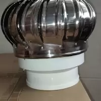不锈钢无动力风帽屋顶通风器通风机通风球排风扇换气扇风球排气球|160型(PVC管专用)成品