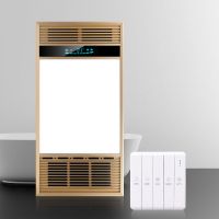 西门子风暖浴霸取暖灯集成吊顶灯嵌入式五合一卫生间浴室灯取暖器|双核动力土豪金(琴键开关)