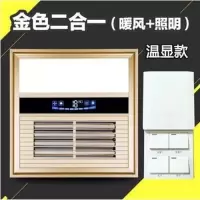 灯暖浴霸灯五合一多功能浴霸卫生间取暖普通吊顶集成吊顶浴霸灯|30*30三合一按键开关金