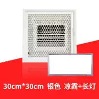 浴霸集成吊顶嵌入式多动能五合一led灯浴室卫生间换气风暖家用|3号-凉霸+长平板灯