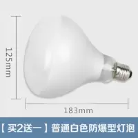 壁挂浴霸灯泡275w防水防爆家用取暖灯保温灯卫生间|275瓦护眼白色灯泡高度183mm