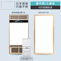 浴霸五合一照明风暖灯led排气一体取暖集成吊顶卫生间暖风机30*60|升级按键开关金+长灯