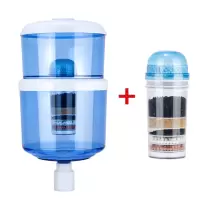 7层过滤芯饮水机过滤桶净水桶家用厨房自来水过滤器净水器大容量|升级版18升过滤桶加滤芯一个