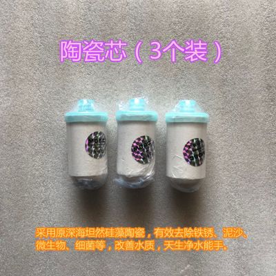 小型前置过滤器mdbc热水器自来水龙头除垢洗衣机过滤芯pp棉净水器|陶瓷芯(3个装)