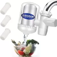 净水器家用厨房水龙头过滤器自来水净化前置滤水器滤芯直饮净水机|升级版透明款十3芯(共4芯)