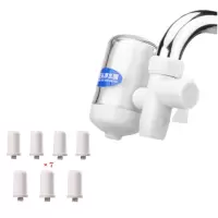 厨房水龙头过滤器净水器家用自来水井水净化前置滤水器陶瓷滤芯|升级净水器一机+7个滤芯